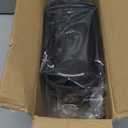 UMIEN Toilet Brush and Plunger Set 18-in - Updated 2025 No-Rust - Stainless Steel Design - Long Handles - with Freestanding Canister (Matte Black)