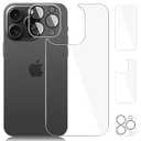 Duolamila [3 Pack] Screen Protector for iPhone 15 Pro Max, Camera Protector, iPhone 15 Pro Max Front and Back Screen Protector Tempered Glass Protective Film(6.7")
