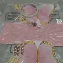 Fuutreo 6 Pcs Butterfly Centerpieces for Baby Shower, Birthday, Tea Party Favors, Tables Decor, Themed Party Supplies, Wedding Decorations