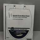 KOHLER Stonewood Quiet-Close, Round Toilet Seat Soft Close, Durable Wood, Easy Installation, Universal Fit, Home Essentials, Biscuit Finish, K-20467-96