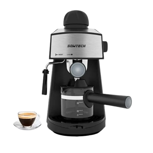Sowtech Espresso Machine 3.5 Bar 4 Cup Maker Cappuccino