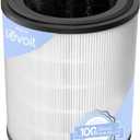 LEVOIT LV-H133 Replacement Filter, Genuine Air Purifier Filters, High-Efficiency Activated Carbon for Removal of Smoke, Odor, Allergens, Pollen, LV-H133-RF, White,1 Pack