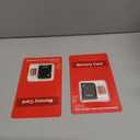 2 Pack Memory Card 16GB with Adapter, High Speed TF Card, UHS-I C10 A1 Memory TF Card for Tablet/Mobile Phone/Camera/Car Audio/Game Console (TF162 Red Gold 16GB)