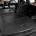 Cargo Mat Backrest Mats for 2022-2025 Jeep Grand Cherokee, All Weather TPE Backrest Mat Trunk Mat Cargo Liner Accessories (Cargo Mat with Backrest Mat)