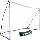 QUICKPLAY Kickster Elite Portable Soccer Goal | Integrated Weighted Base for Training on Turf, Hard Floors or Grass | Sizes 5x3', 6x4', 12x6', 16x7', & 3x2M [Single Goal] (F) 16 x 7'