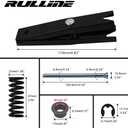 RULLINE Complete Door Hinge Repair Kit Compatible with 94-04 Chevrolet Blazer - Includes Tool, Spring, and Pins
