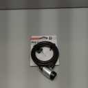 Schwinn Bike Cable Lock with Keys, 6 ft x 8 mm, Black, Durable Steel, Protective Vinyl Cover, Carrying Bracket for Transport, Anti Theft Protection, Bike Lock Cable for Security