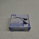 HXD-ERGO Tricep Rope with Ergonomic Handles, 36 Inch Tricep Pull Down Rope for Cable Machine, Pulley System, Triceps Rope Cable Attachment for Gym, Home (Black 2pcs)