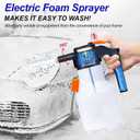 Electric Foam Sprayer 2L, Pressurized Sprayer for Home, Garden and Car Beauty and Cleaning