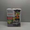 BLACK+DECKER PowerCrush Multi-Function Blender with 6-Cup Glass Jar, 4 Speed Settings, Silver