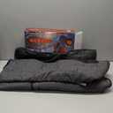 Portable USB Heated Blanket, 3 Heat Settings Heated Blanket 3 Hrs Auto Off, 58x38 with Overheat Protection Fast Heating for Home Office Outdoor Camping Travel(Battery Pack Not Included) (Grey)