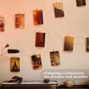 koopower 4 Pack 50 LEDs Outdoor String Lights, Auto On/Off Battery Operated Fairy Lights 8 Mode Waterproof Copper Wire Lights for Bedroom, Garden, Halloween, Christmas, Wedding Decoration