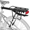 Rear Bike Rack,Bike Cargo Rack w/Fender & Large Size Reflective,Quick Release Mountain Road Bicycle Rear Racks,Universal Bike Luggage Rack,Large Capacity Bike Pannier Rack,YONTUO
