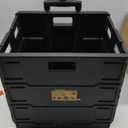 Olympia Tools 85-010 Grand Pack-N-Roll Portable Tools Carrier with Telescopic Handle, 80 Lb. Load Capacity, Black