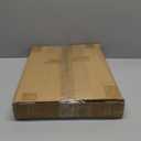 C-Shaped Side Table for Couch - Small Coffee Stand Sofa Tray Desk with Metal Frame and Waterproof Scratch Resistant, Modern End Accent for Living Room, Bedroom, Small Spaces, Rustic Walnut (11.8" Width 1-Pack)