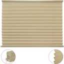 NOVINO RV Blinds for Camper Window,RV Window Shades Camper Blinds for Travel Trailer,Pleated Shade for Motorhome Motor Coach-26 W x 18" L