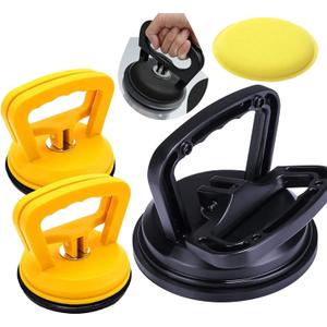 Car Dent Puller, 3-Pack Car Handheld Puller,Upgraded Model Car Dent Puller Kit,Strong Car Dent Remover.Repair kit for car Bodies, Glass,Ceiling and Moving Objects(Black+Yellow).