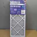 BNX TruFilter 10x24x1 Air Filter MERV 8 (4-Pack) - MADE IN USA Dust & Pet Defense Electrostatic Pleated Air Conditioner HVAC AC Furnace Filters for Dust, Pet, Mold, Pollen MPR 600 700 & FPR 5