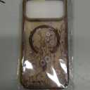 DOMAVER for iPhone 17 Pro Max Case, Magnetic Phone Case for iPhone 17 Pro Max [Compatible with MagSafe] Slim Fit Flowers Floral Design Shockproof Protective Bumper Women Men Girls Boys Cover- Brown