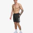 Starter Men's Quick Dry Lightweight Volley Starter Swim Trunk (Black, S)