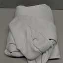 NICETOWN Room Darkening Curtains for Living Room - Easy Care Solid Thermal Insulated Grommet Panels/Drapes for Bedroom (2 Panels, 52 by 84, Greyish White)