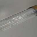 Yaocom 2strip 32" Vinyl U Shape Door Bottom Seal Slide on Door Sweep, Clear