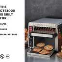 Waring Commercial CTS1000 Coneyer Toaster, 450 Slices per hour, 120V, 1800W, 5-15 Phase Plug