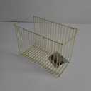 UBrands File Basket Gold 9.5inx12.4inx6.6in