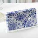Acrylic Guest Towel Napkin Holder for Table，Guest Towel Holder, Clear Waterproof Vertical Napkins Holder for Dining Table，Disposable Hand Towels Tray for Bathroom, Hotel, Kitchen（Model c）