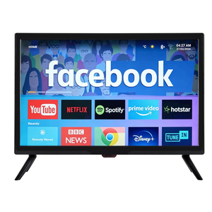 19 Inch Small Smart TV HD 900P LED, Flat Screen Smart Television with ATSC Tuner/HDMI/USB/AV for Kitchen, RV, Camper, Home & Bedroom or On-The-Go Entertainment