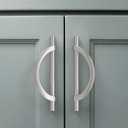 Amerdeco 10 Pack Brushed Satin Nickel Cabinet Pulls 5 Inch(128MM) Hole Centers Kitchen Cabinet Handles Hardware Kitchen Handles for Cabinets Cupboard Handles Drawer Pulls