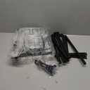 SNSLXH [2-Tier 4 Baskets Over The Sink Dish Drying Rack, 26.57"-35", Large Sink Rack for Kitchen, Extensible and Adjustable, Saving Kitchen Space Black