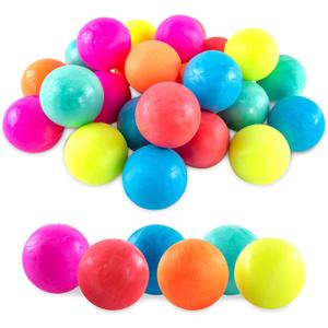 Super Z Outlet 1 Inch Small Neon Rubber Super Bouncy Balls for Kids Birthday Party Favor Prizes, Colorful Assortment - (Pack of 24)