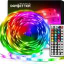 DAYBETTER Led Strip Lights 32.8ft Kit with Remote and Power Supply Color Changing