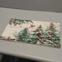 AACORS Christmas Pillow Cover 12X20 Inch Red Baubles Christmas Tree Bird Stars Decoration Holiday Farmhouse Winter Pillow Case for Sofa Couch Decor AA616-12