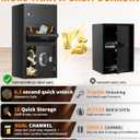 5.8 Cuft Large Fireproof Biometric Drop Safe for Business