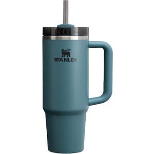 STANLEY Quencher H2.0 Tumbler with Handle and Straw 30 oz | Flowstate 3-Position Lid | Cup Holder Compatible for Travel | Insulated Stainless Steel Cup | BPA-Free | Blue Spruce