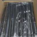 JIUYOTREE Metal Clothing Rack with Wheels, 43.3 Inches Rolling Clothes Garment Coat Rack with Bottom Shelf, Clothing Rack for Hanging Clothes, Coats, Skirts, Shirts, Sweaters, Black