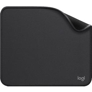 Logitech Mouse Pad - Studio Series, Computer Mouse Mat with Anti-Slip Rubber Base, Easy Gliding, Spill-Resistant Surface, Durable Materials, Portable, in a Fresh Modern Design, Graphite