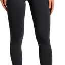 Colorfulkoala Women's Dreamlux High Waisted Workout Leggings 25" / 28" Inseam Yoga Pants (Black, XS)