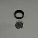 Magnetic 54mm Dosing Funnel & Espresso Puck Screen For Breville Espresso Machine Portafilter (Black)