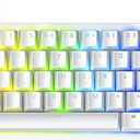 Razer Huntsman Mini (Purple Switch) - Compact 60% Gaming Keyboard (Clicking Optical Switches, Doubleshot PBT Keycaps, Removable USB-C Cable) QWERTY US Layout | Mercury White