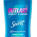 Secret Outlast Invisible Solid Antiperspirant Deodorant for Women - Completely Clean Scent - 2.6oz