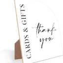 Cards And Gifts Sign for Wedding, Minimalist White Arch Sign, Wedding Accessories for Reception, Party Supplies And Decorations for Bridal Shower Activities, Baby Shower, Engagement Party, 20