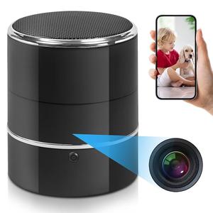 SOPKVL Bluetooth Speaker Camera - HD 1080P Wireless Camera - WiFi Camera with 240° Ultra Wide Angle Lens - Supports WiFi Bluetooth connectivity.