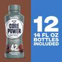 Core Power Elite High Protein Shake, Chocolate, 42g Bottle, 14oz, 12 Pack (EXP 11/16/26)