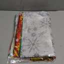 WesGen Christmas Gift Bags, 32Pcs Santa Wrapping Bag in 4 Sizes and 4 Designs with Ribbon Ties and Tags for Wrapping Holiday