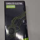 Cordless Electric Scissors: 4V Rechargeable Rotary Cardboard Cutter, 3000mAh Battery, with LED Light, 2 Blades, Box Cutter for Fabric Carpet Carton Plastic Leather Cloth