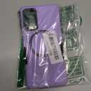 Case for Galaxy S20 FE 5G Case, Samsung S20 FE SM-G781U Case with Tempered Glass Screen Protector, [Compatible with MagSafe] Shockproof Protective Phone Cover for Samsung Galaxy S20 FE Purple