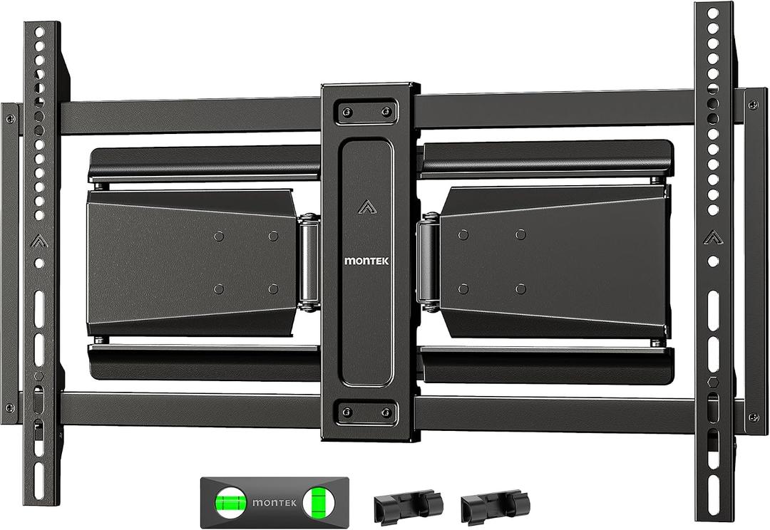 MonTEK 1.38" Ultra Slim TV Wall Mount for 37-90 Inch TVs Up to 143lbs